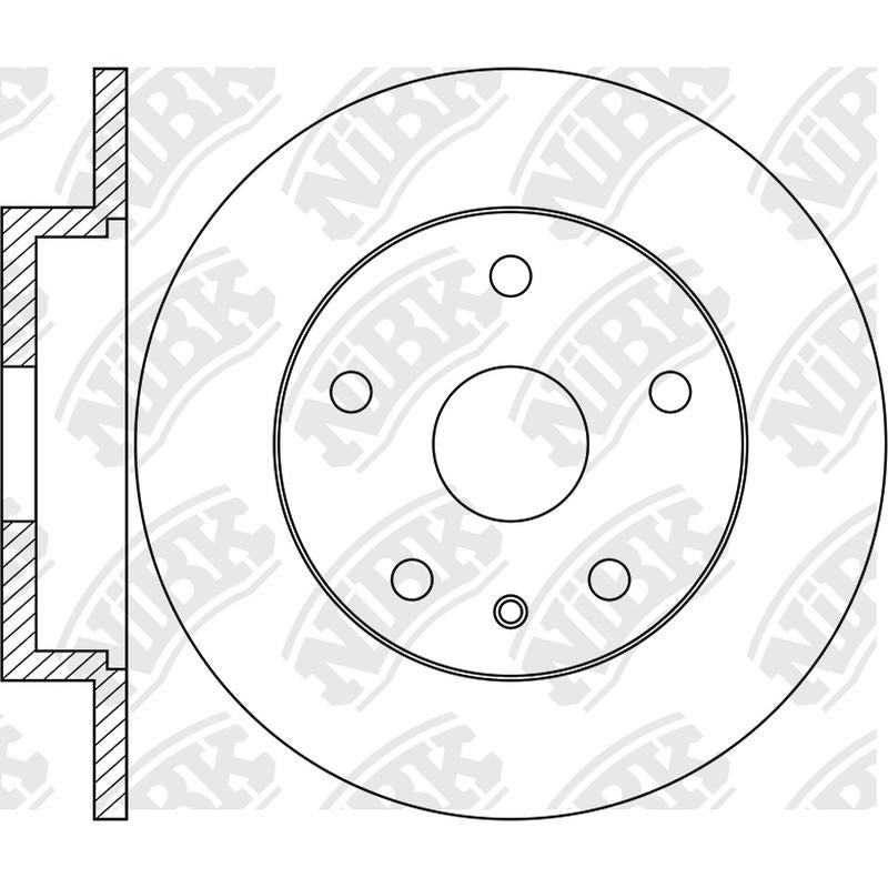 NIBK Rotor RN1699 325mm x 14min