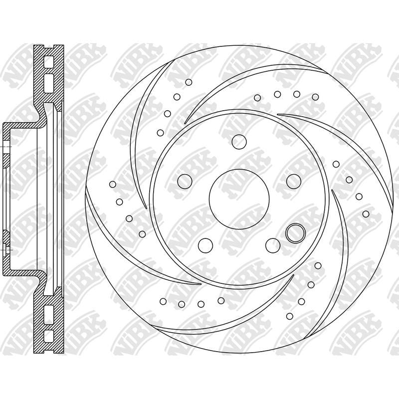 NIBK Rotor RN1701DSET 330mm x 32min