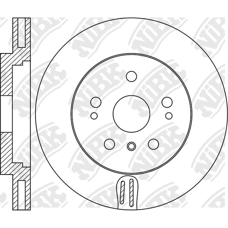 NIBK Rotor RN1704V 350mm x 32min