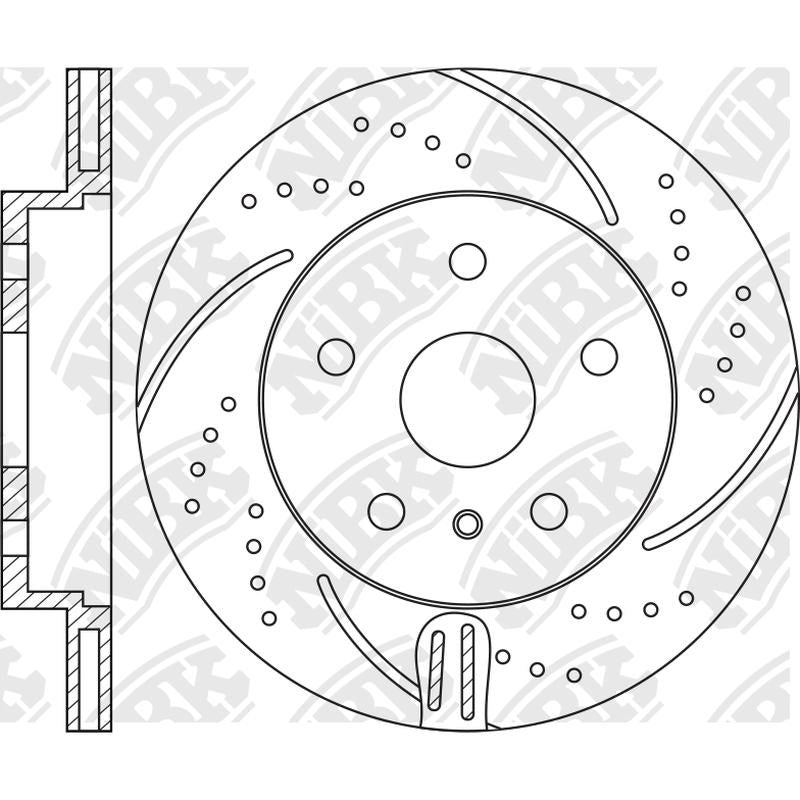 NIBK Rotor RN1706DSET 330mm x 22min