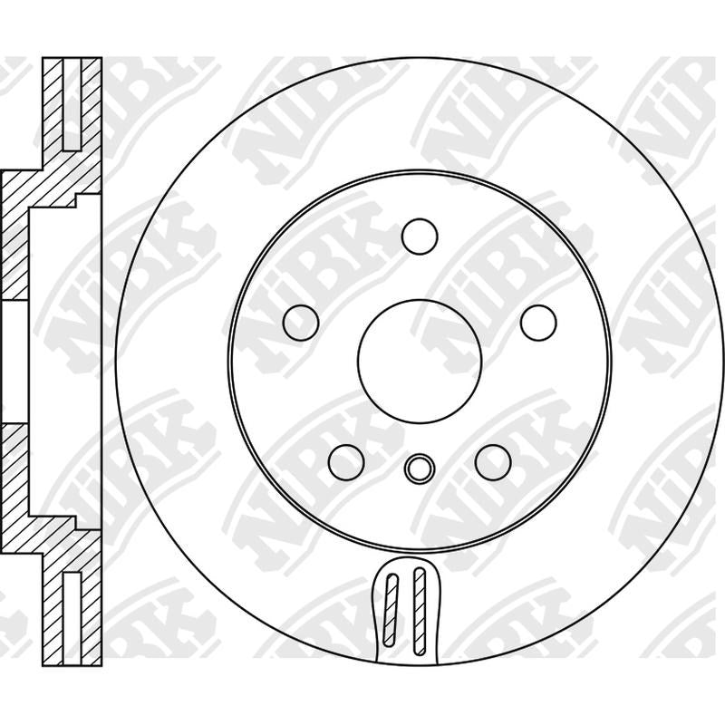 NIBK Rotor RN1706V 330mm x 22min