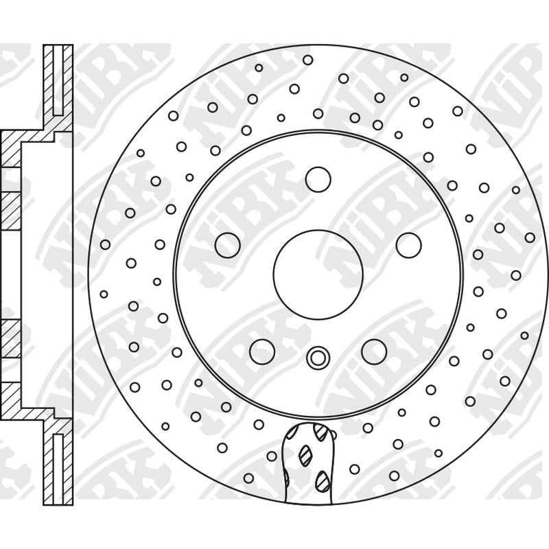 NIBK Rotor RN1709DSET 345mm x 22min