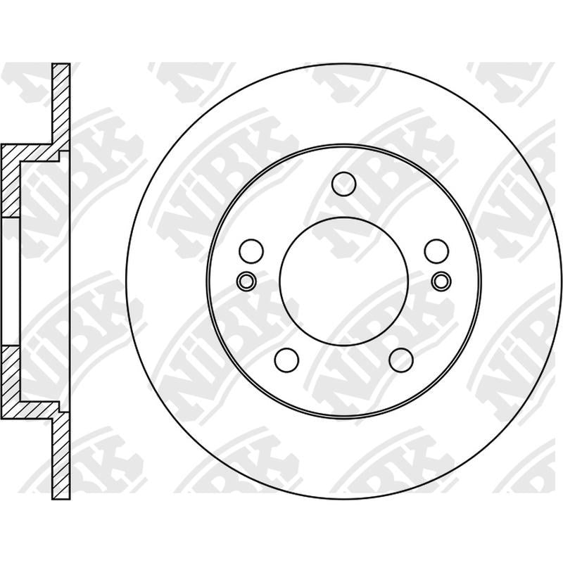 NIBK Rotor RN1714 258mm x 10min