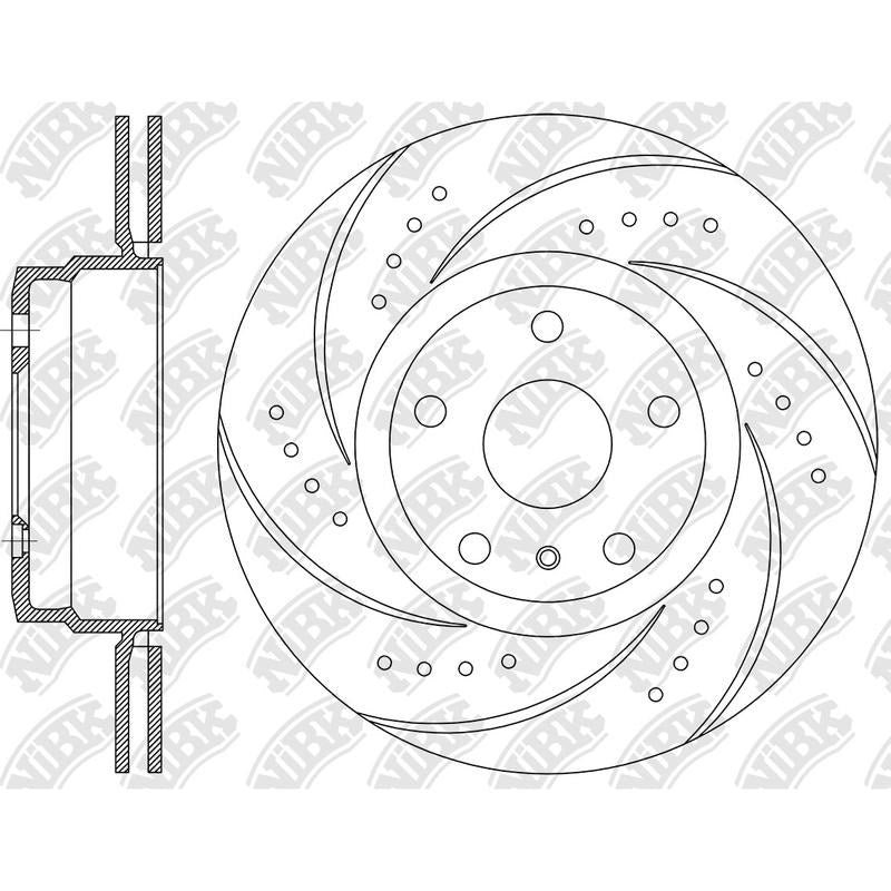 NIBK Rotor RN1716DSET 345mm x 24min