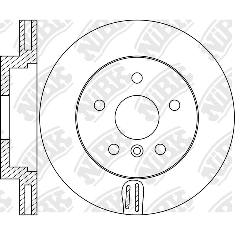 NIBK Rotor RN1718V 332mm x 30min