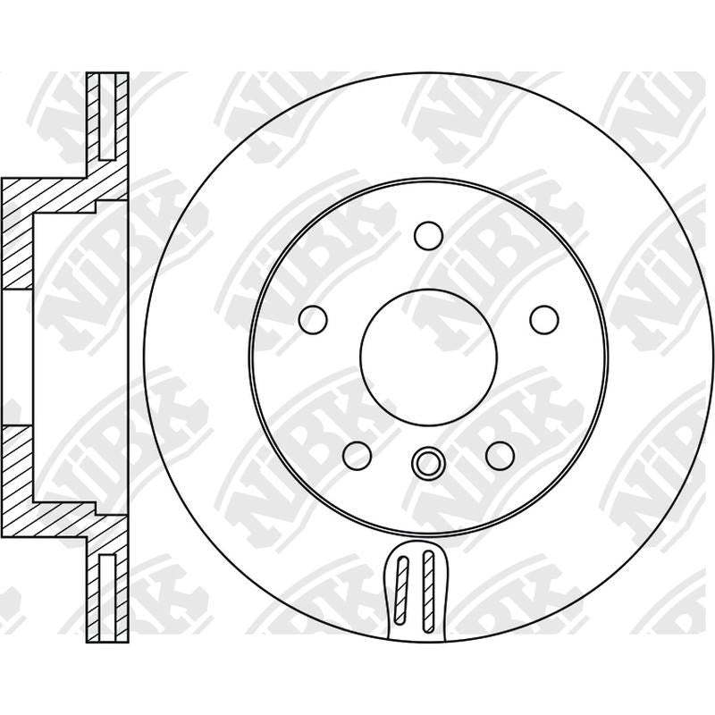 NIBK Rotor RN1721V 330mm x 24min