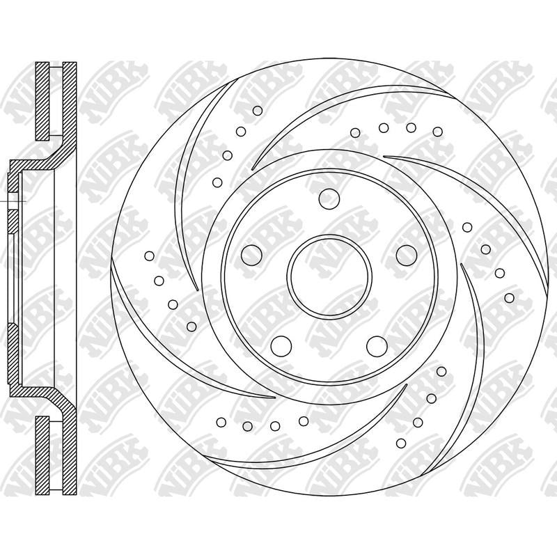NIBK Rotor RN1725DSET 350mm x 32min