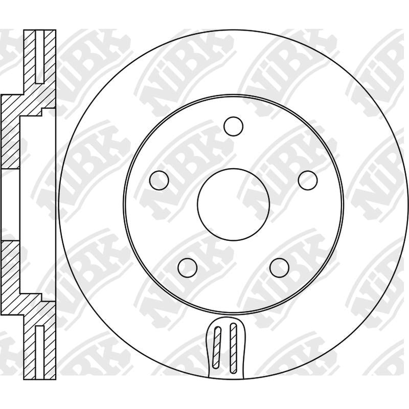 NIBK Rotor RN1725V 350mm x 32min