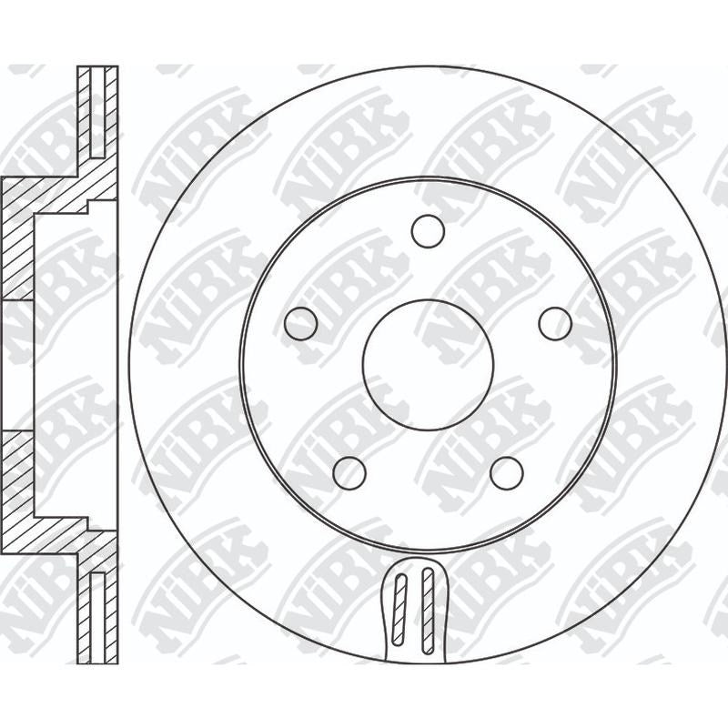 NIBK Rotor RN1726DSET 330mm x 22min