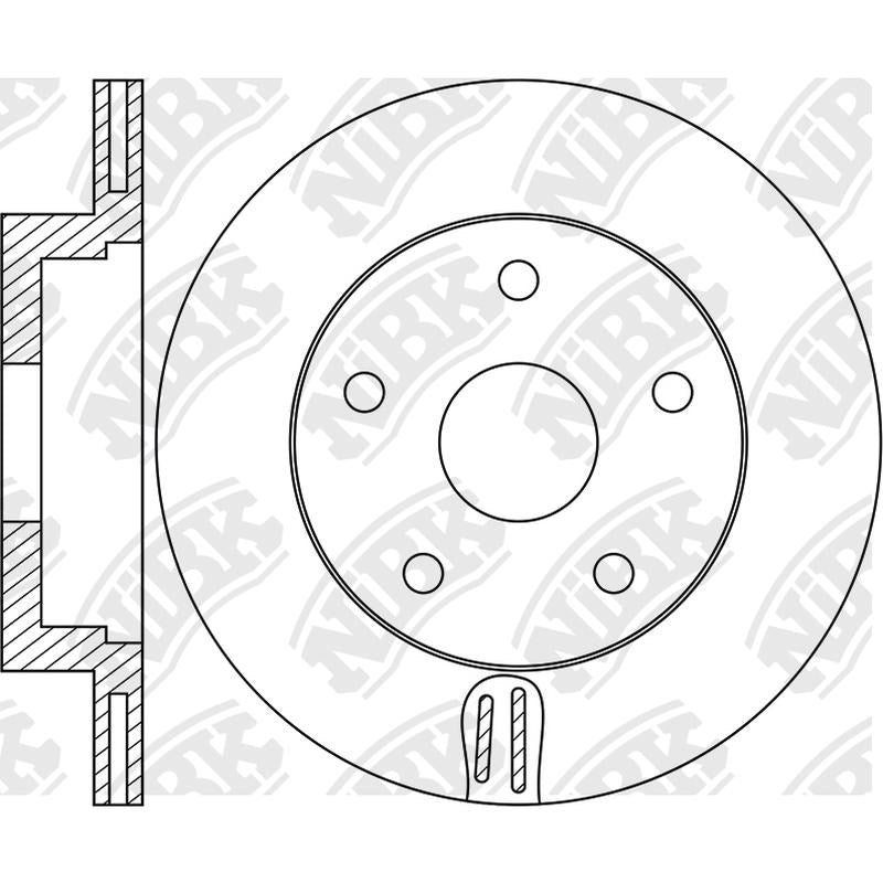NIBK Rotor RN1726V 330mm x 22min