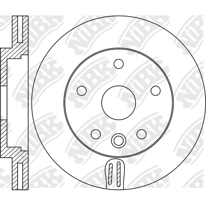 NIBK Rotor RN1727V 325mm x 30min