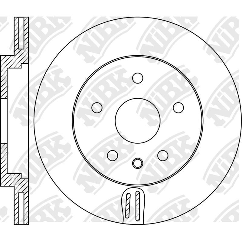 NIBK Rotor RN1730V 365mm x 25min