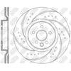 NIBK Rotor RN1731DSET 350mm x 25min