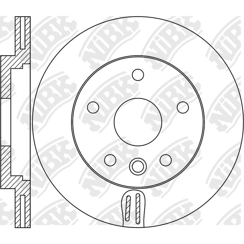 NIBK Rotor RN1731V 350mm x 25min