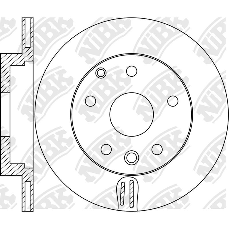 NIBK Rotor RN1732V 350mm x 20min