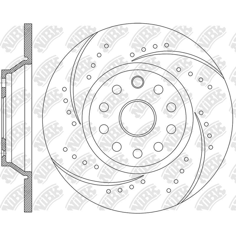 NIBK Rotor RN1735DSET 300mm x 12min