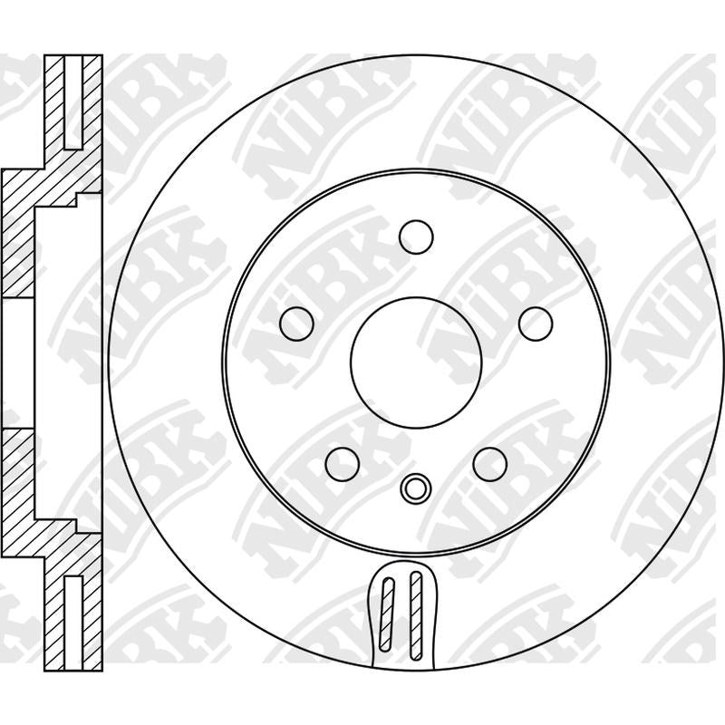 NIBK Rotor RN1736V 320mm x 30min