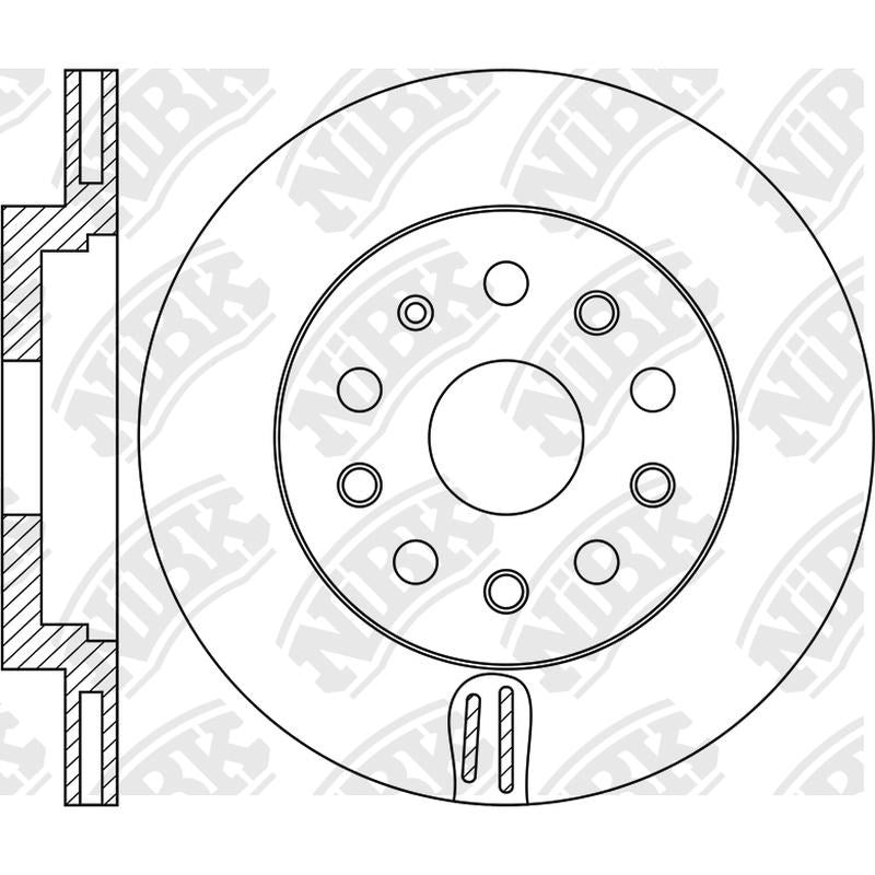NIBK Rotor RN1739V 310mm x 22min
