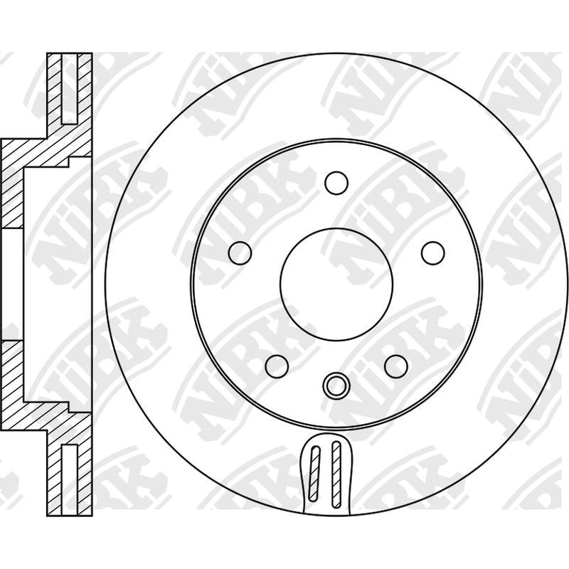 NIBK Rotor RN1745VSET 350mm x 34min