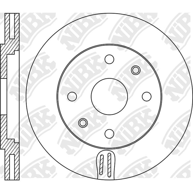 NIBK Rotor RN1748V 302mm x 26min