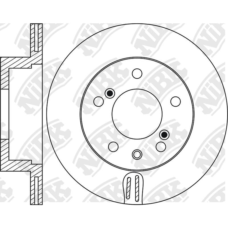 NIBK Rotor RN1749V 307mm x 20min