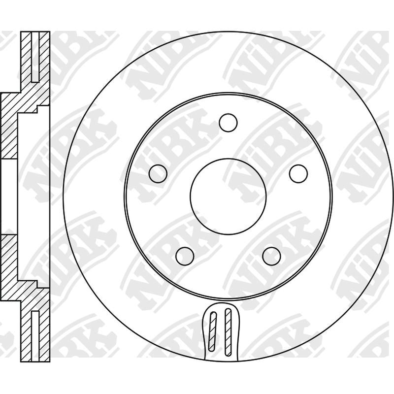 NIBK Rotor RN1753V 296mm x 26min