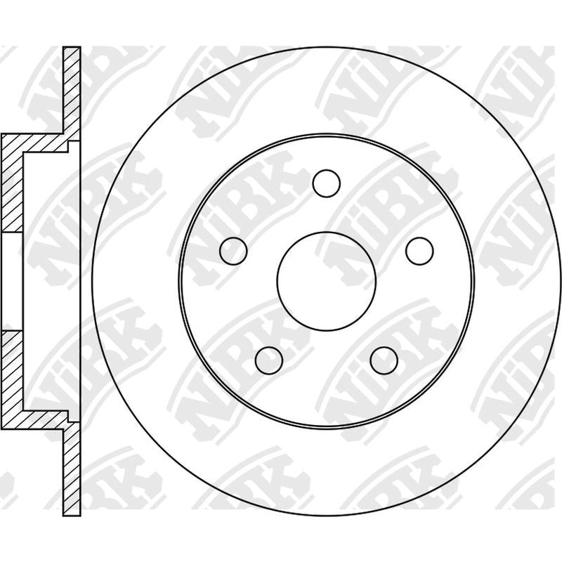 NIBK Rotor RN1758 302mm x 11min