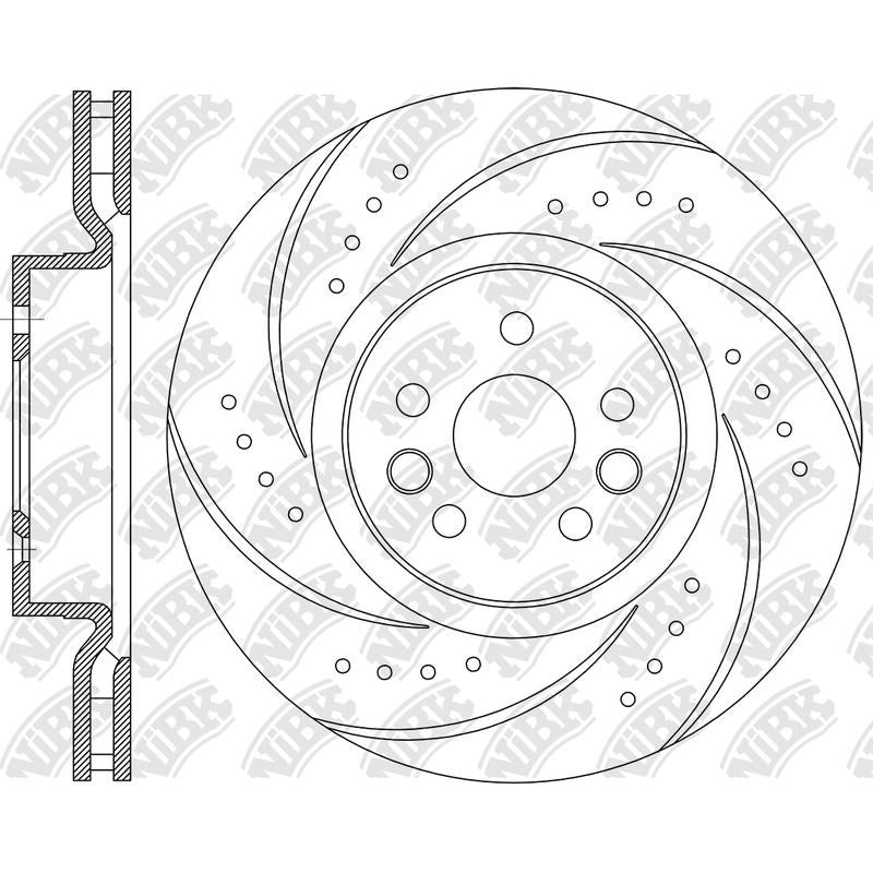 NIBK Rotor RN1760DSET 360mm x 30min