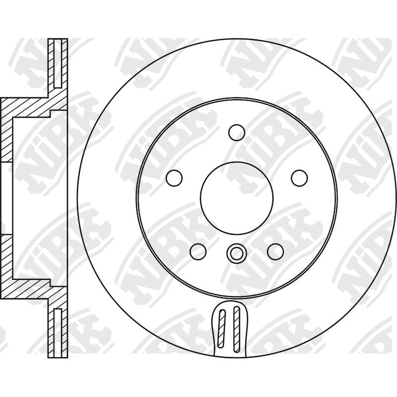 NIBK Rotor RN1761V 330mm x 20min
