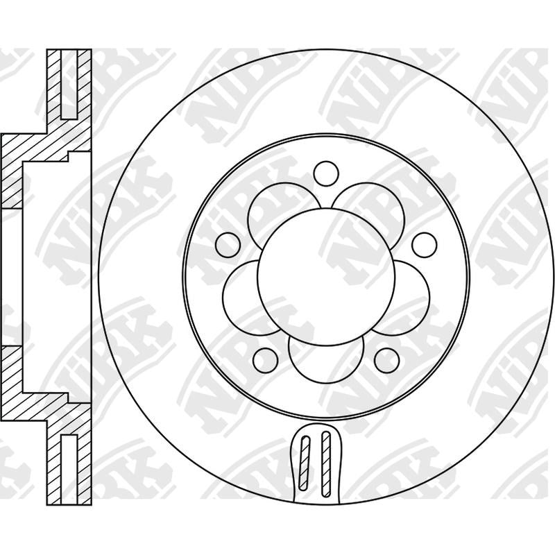 NIBK Rotor RN1769V 308mm x 30min