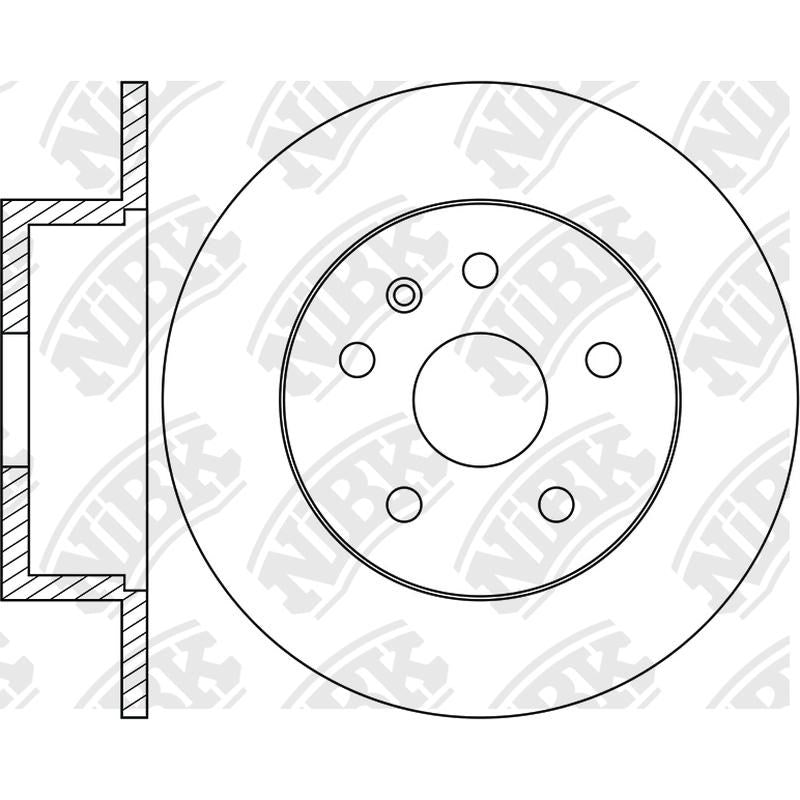 NIBK Rotor RN1771 302mm x 12min