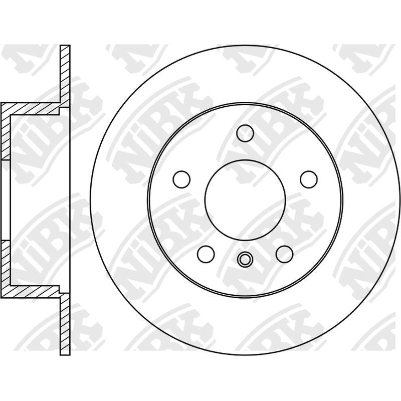 NIBK Rotor RN1781 258mm x 8min