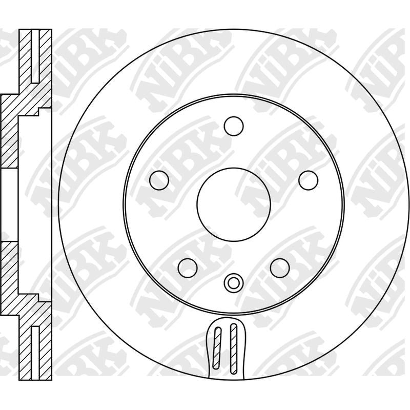 NIBK Rotor RN1792V 325mm x 30min