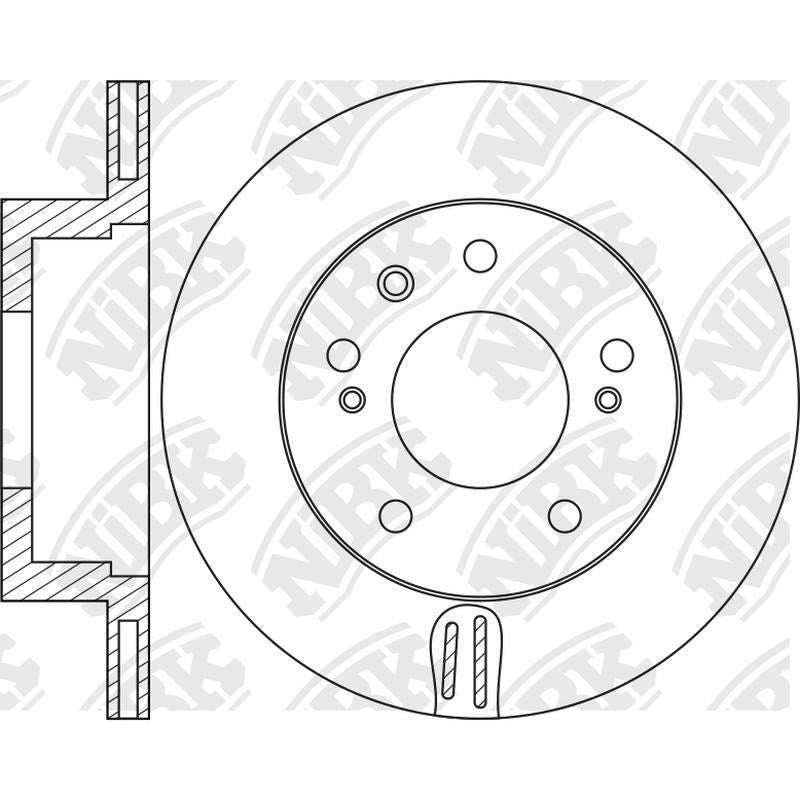 NIBK Rotor RN1798V 307mm x 20min
