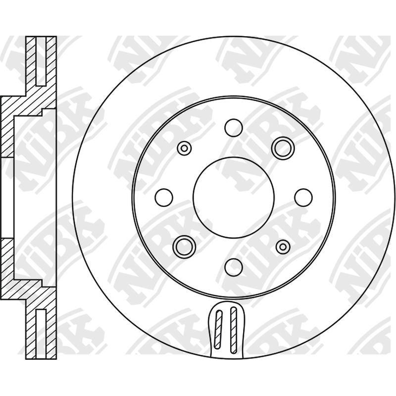 NIBK Rotor RN1799V 275mm x 26min