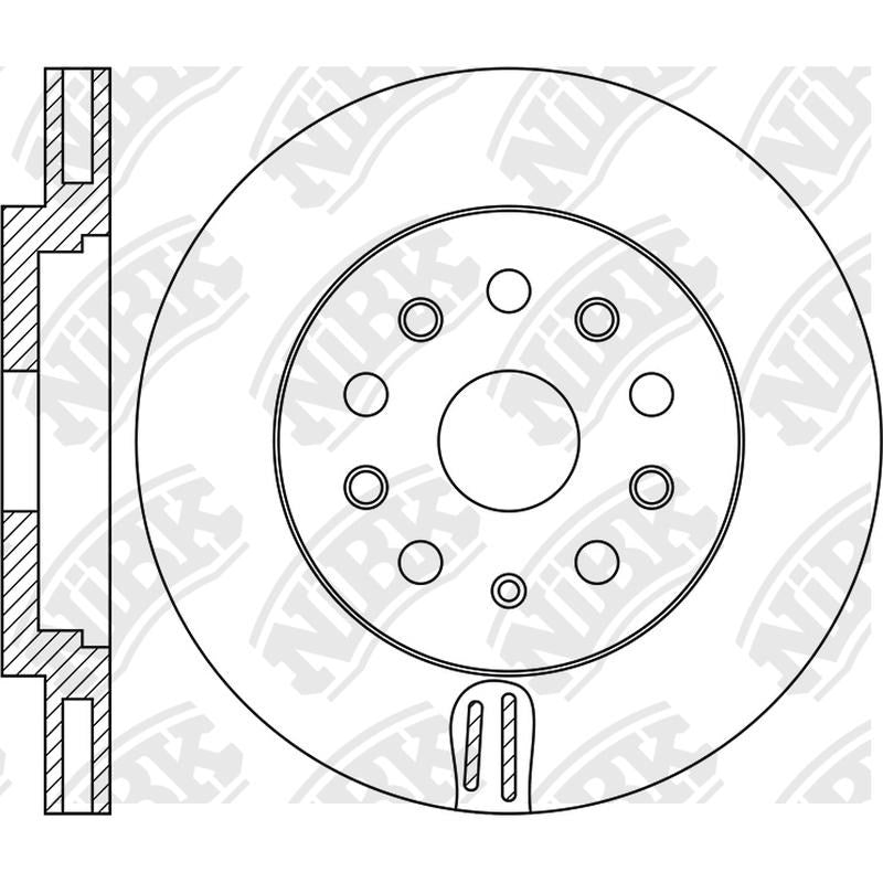 NIBK Rotor RN1802V 345mm x 30min
