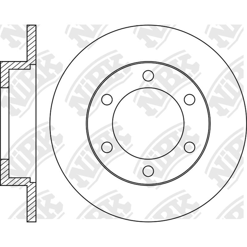 NIBK Rotor RN1804 265.6mm x 12min