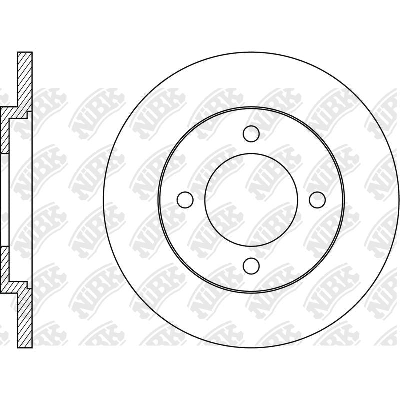 NIBK Rotor RN1805 255mm x 12.5min