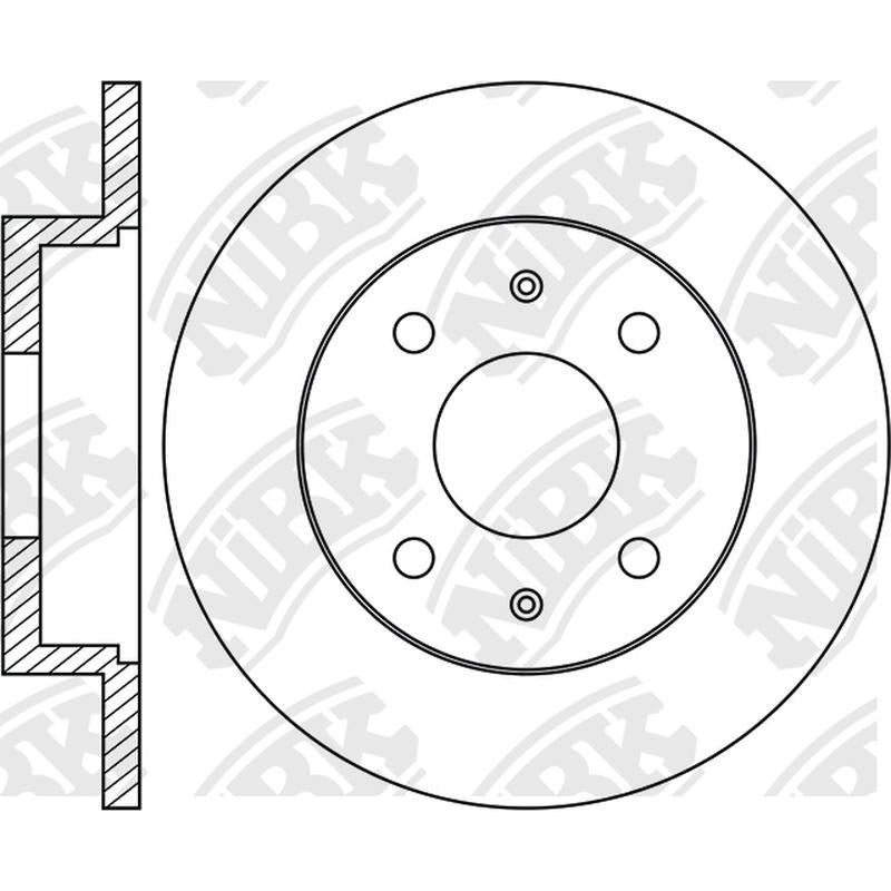NIBK Rotor RN1816 240mm x 12min