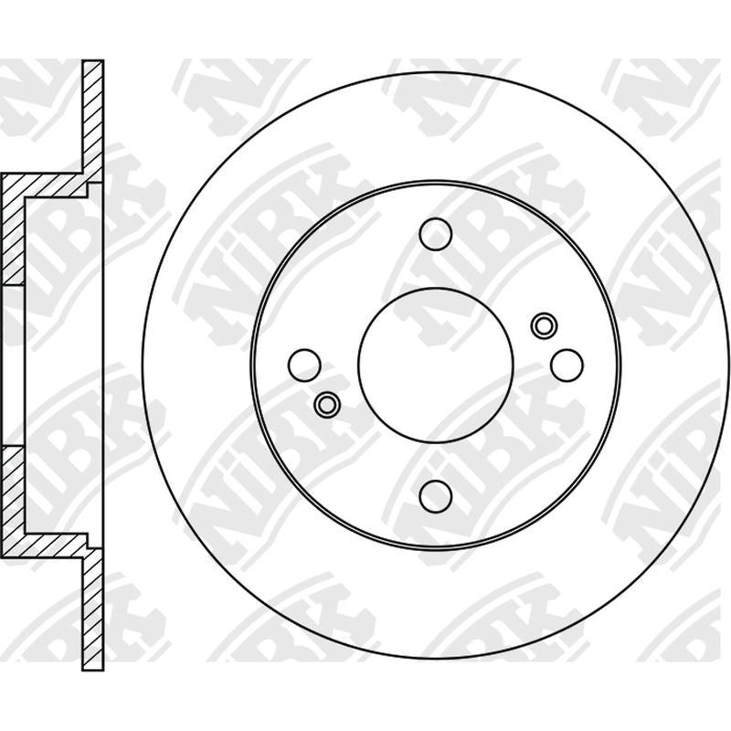 NIBK Rotor RN1817 258mm x 9min