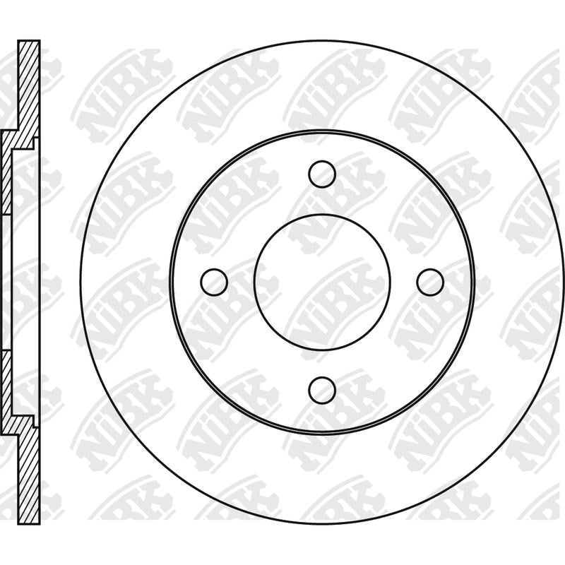 NIBK Rotor RN1820 228mm x 10min