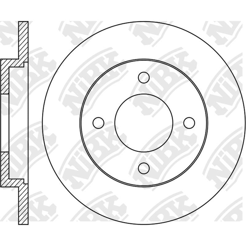 NIBK Rotor RN1821 266mm x 13min