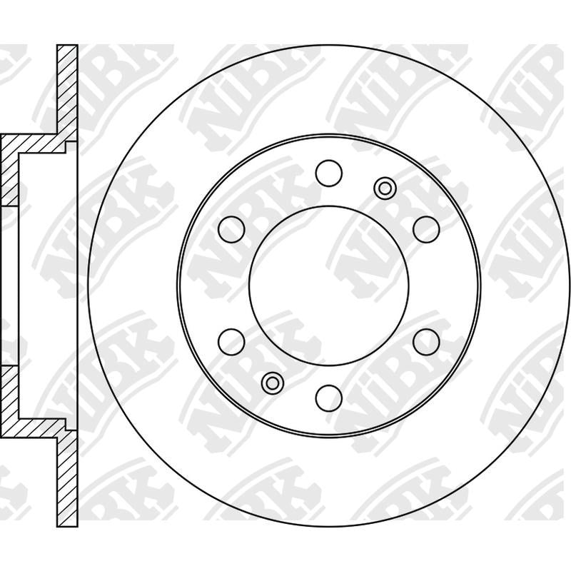 NIBK Rotor RN1823 302mm x 12min