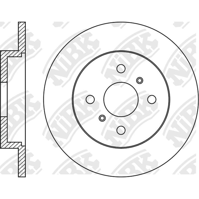 NIBK Rotor RN1827 243mm x 11min