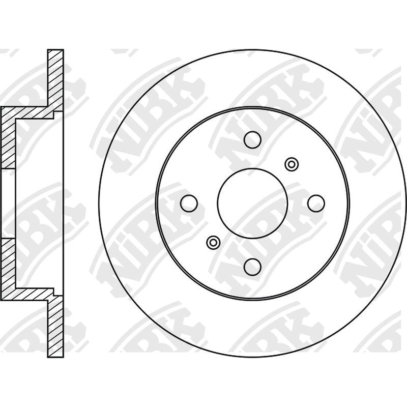 NIBK Rotor RN1829 238mm x 12min