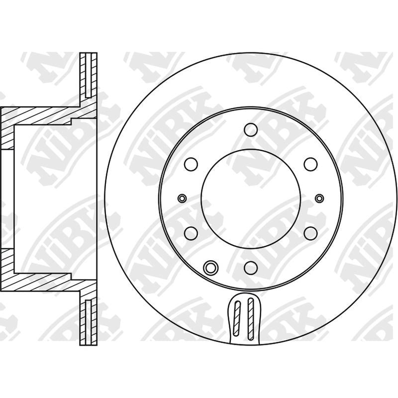 NIBK Rotor RN1831V 312mm x 18min