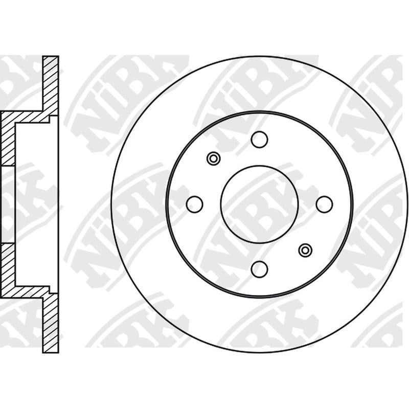NIBK Rotor RN1836 211mm x 11min
