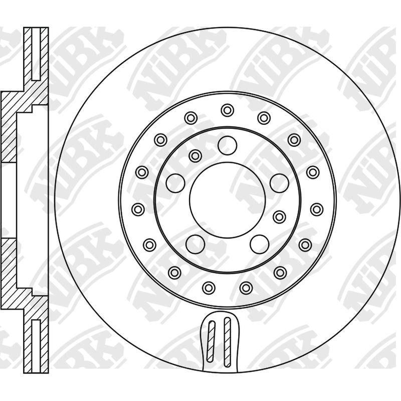 NIBK Rotor RN1839V 310mm x 22min