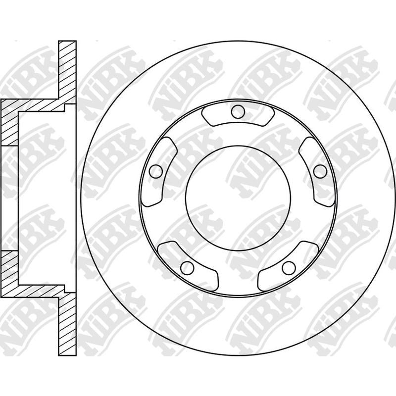 NIBK Rotor RN1843 288mm x 16min