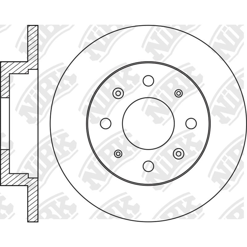 NIBK Rotor RN1844 231mm x 12min